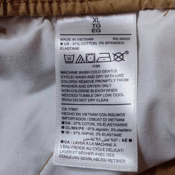 Old Navy Khaki Drawstring Chino Shorts Size (XL) - Picture 7 of 13